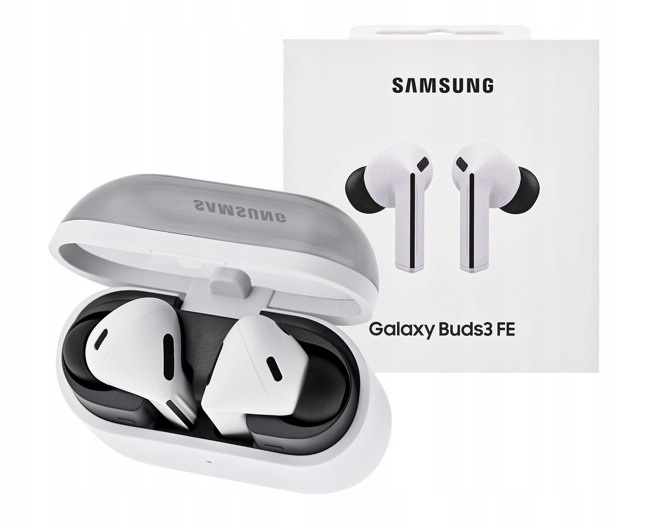 Słuchawki bezprzewodowe dokanałowe Samsung Galaxy Buds3 FE ANC Szare R420