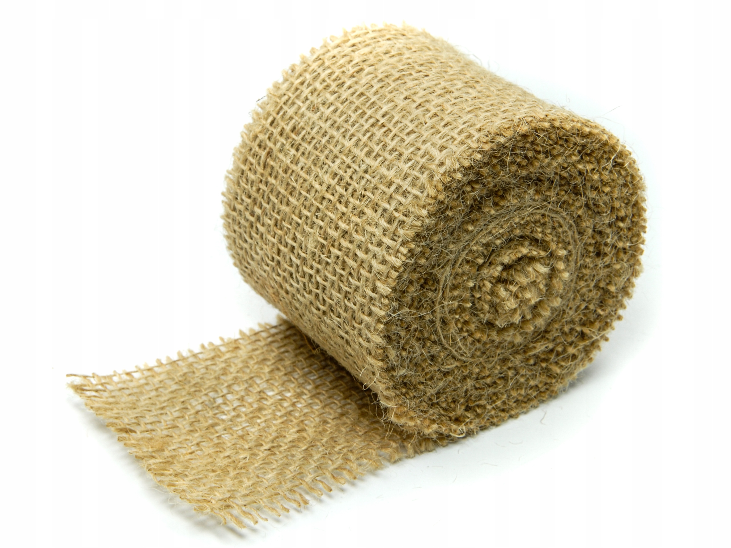 

Juta wstążka tasiemka Jutowa naturalna 5 cm x 5 m