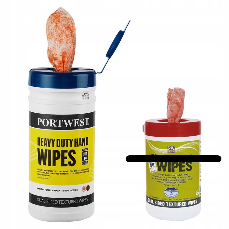 

Chusteczki na silne zabrudzenia Portwest IW30 50