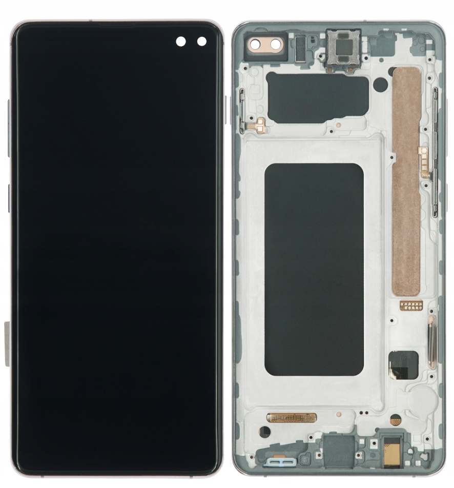 LCD displej Tft s rámečkem pro Samsung Galaxy S10+ (SM-G975) černý