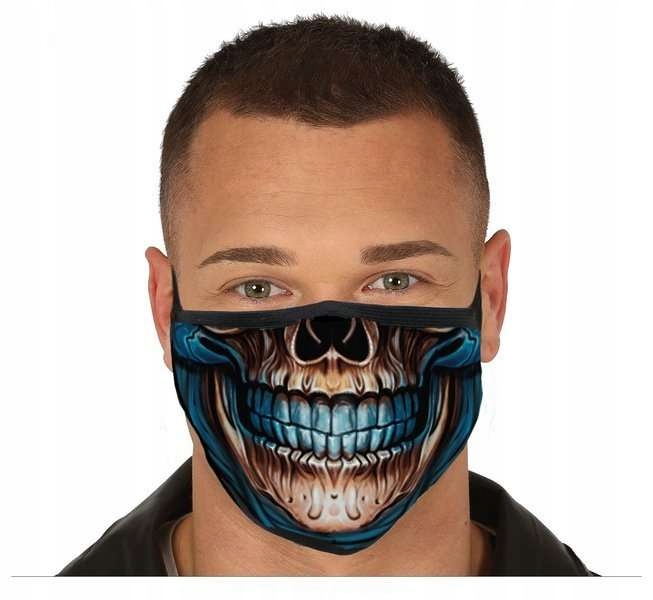 Защитная маска с печати черепа кости