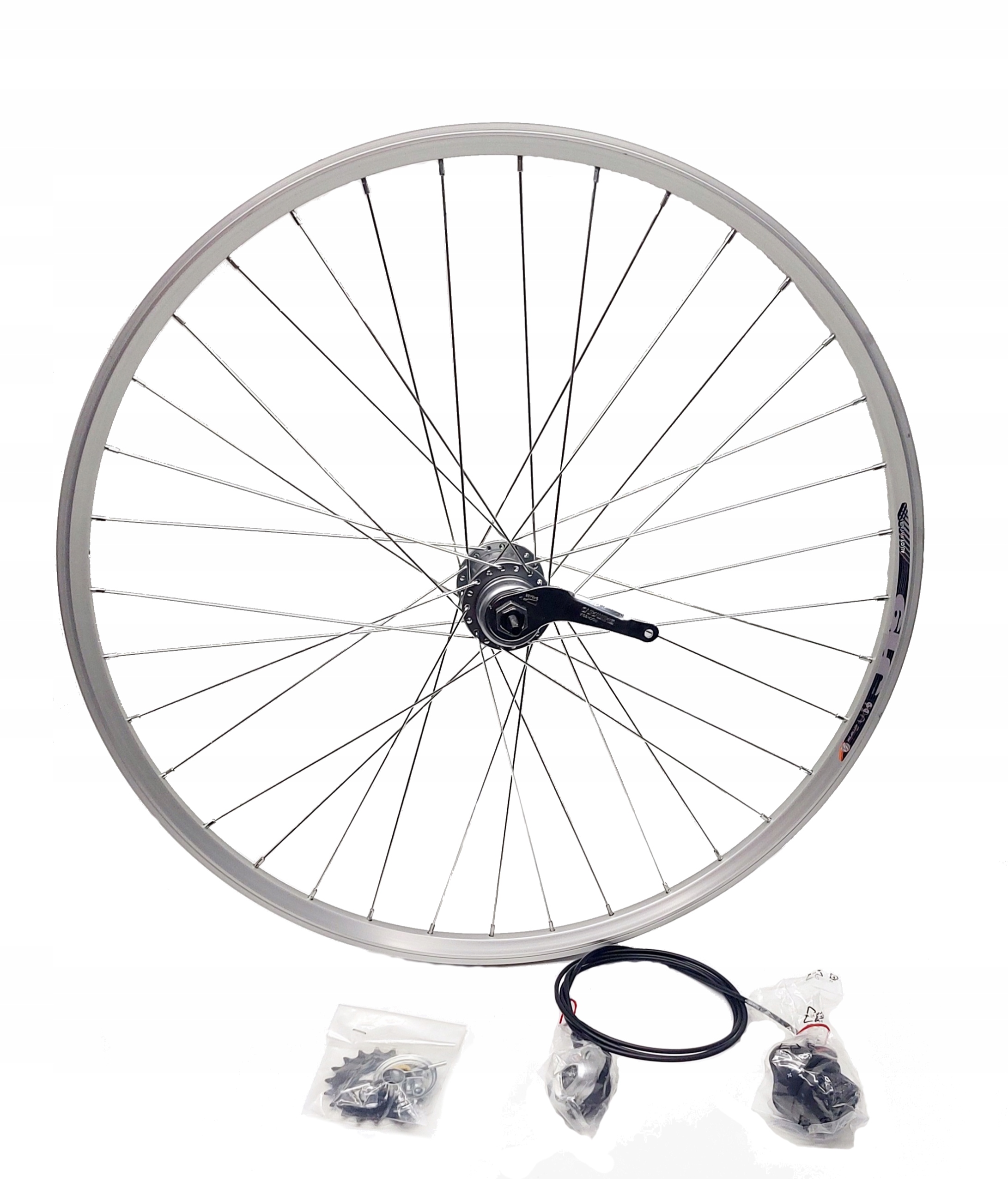 Koło 28" tył piasta Shimano Nexus 3 komplet 3 biegi 3 biegowa z manetką