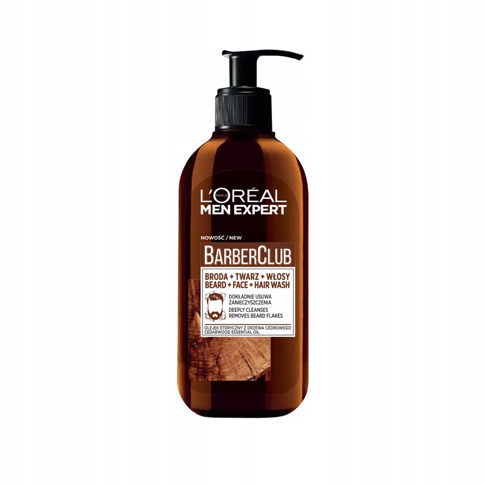 Loreal Men Expert Barber Club żel 3w1 broda, twarz, włosy 200 ml