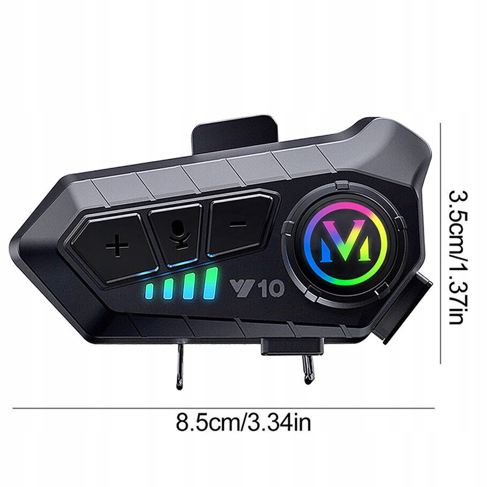 ZESTAW SŁUCHAWKOWY MOTOCYKLOWY INTERCOM KOMUNIKACJI BLUETOOTH KASK INTERKOM Model Interkom Motocyklowy Bluetooth