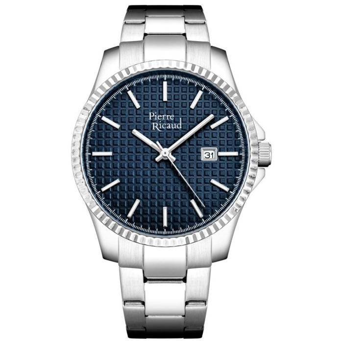 Pánské Hodinky Pierre Ricaud P91030.5115Q stříbrný náramek
