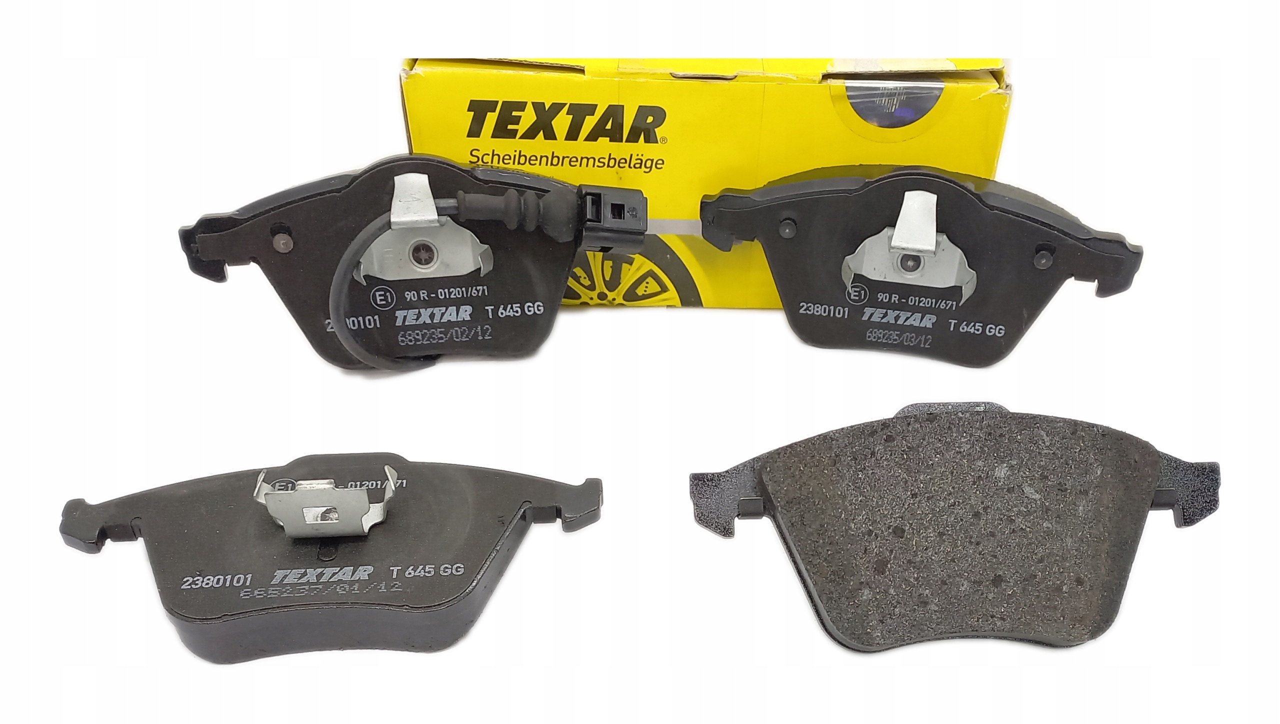 2380101 - Колодки передние VW PASSAT B6 GOLF V SUPERB LEON A3