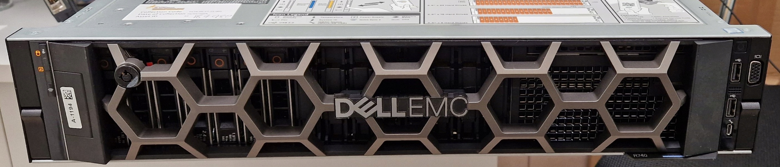 DELL R740 2x GOLD 6140 / 128GB / H740P/ IDRAC 9 enterprise MOC !!!! 3 x ...