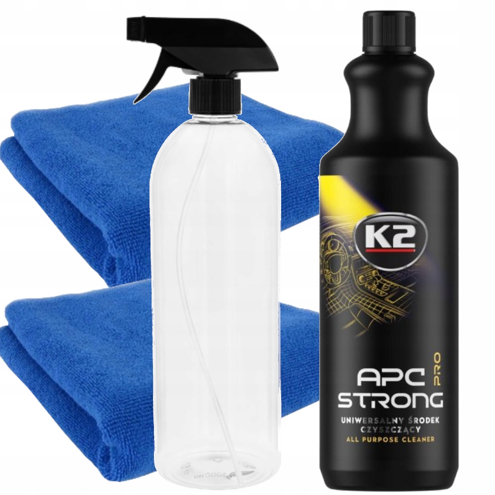 K2 PRO APC STRONG PŁYN DO MYCIA CAŁEGO AUTA CZYSZCZENIA SAMOCHODU + BUTELKA