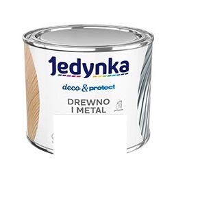 JEDYNKA EMALIA DO DREWNA METALU 0,7L BIAŁY POŁYSK