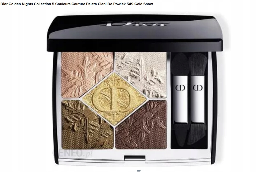 5 Couleurs Couture Golden Nights cienie paleta cieni 549 Golden Snow