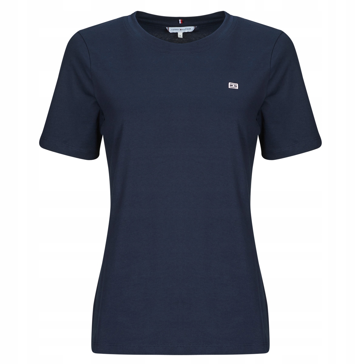 Tommy Hilfiger Dámské tričko WW0WW45522 Tmavě modrá Regular Fit vel. S