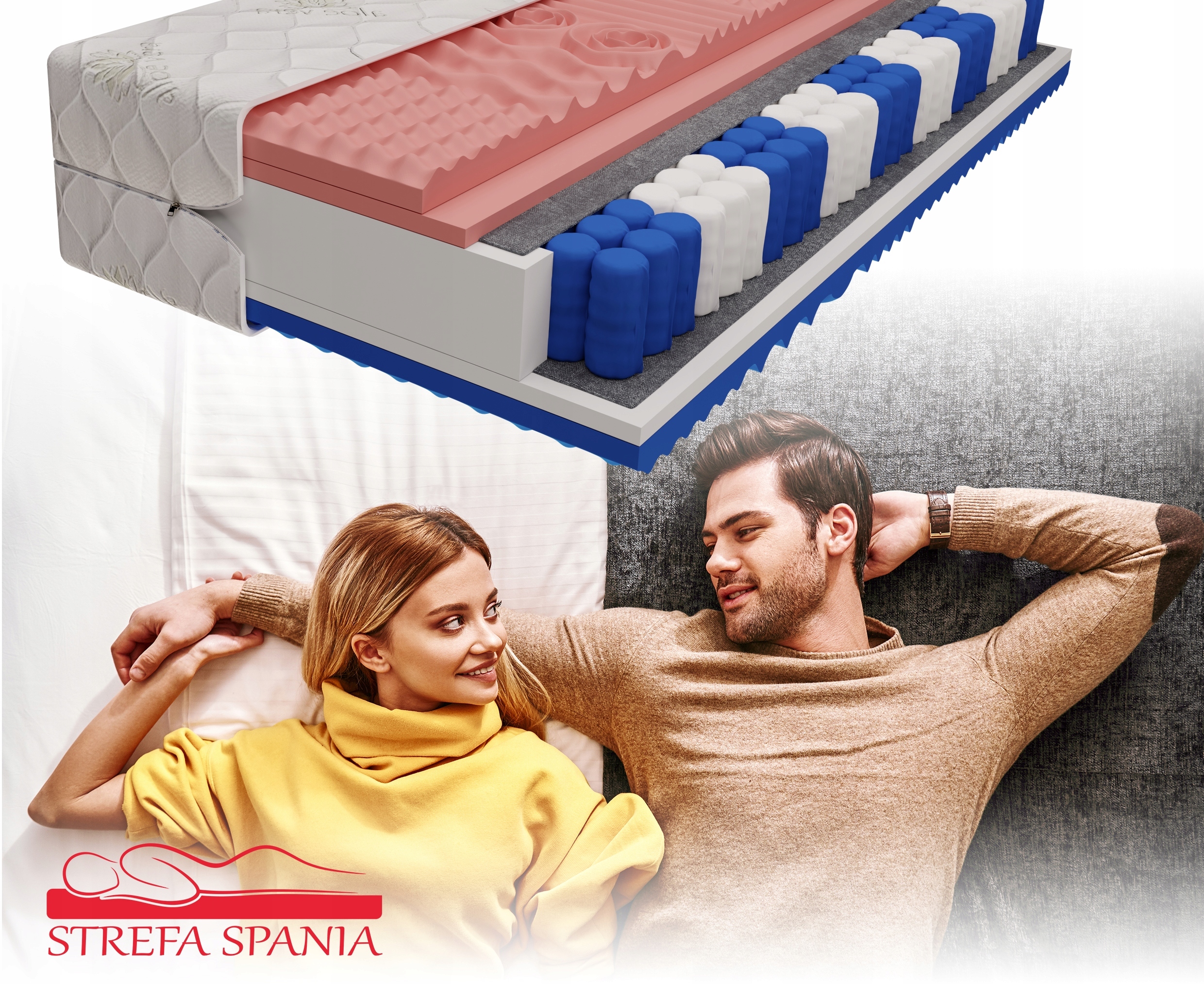 Materac GOLD PRESTIGE luksus EKO MASUJĄCY 140x200 EAN (GTIN) 5905454681988