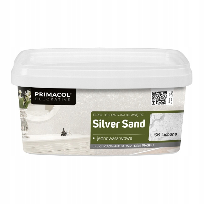Primacol Farba Dekoracyjna Silver Sand Lisbona S6 1L