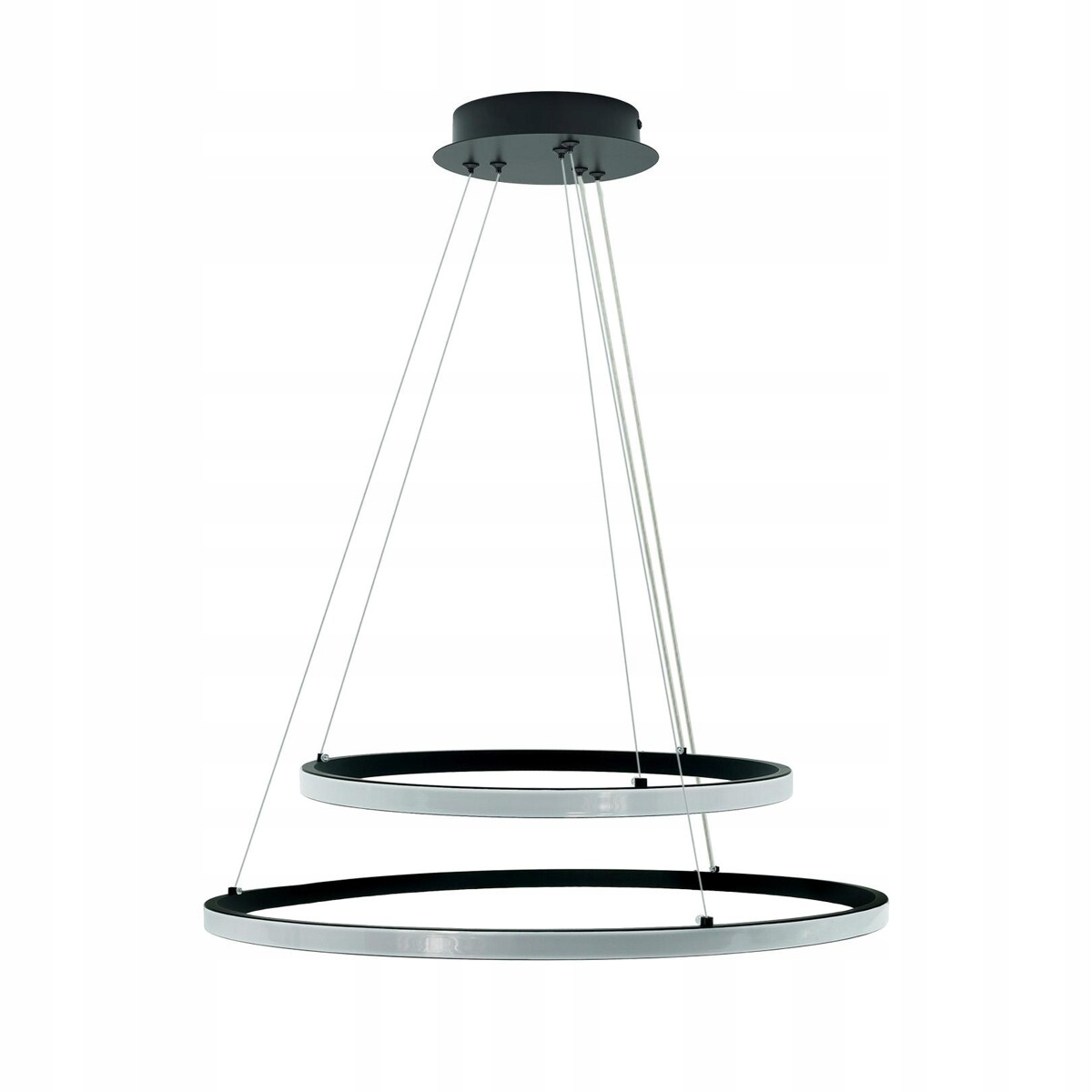 Luster Stropná Lampa Stropné Svietidlo Led Čierna 60W