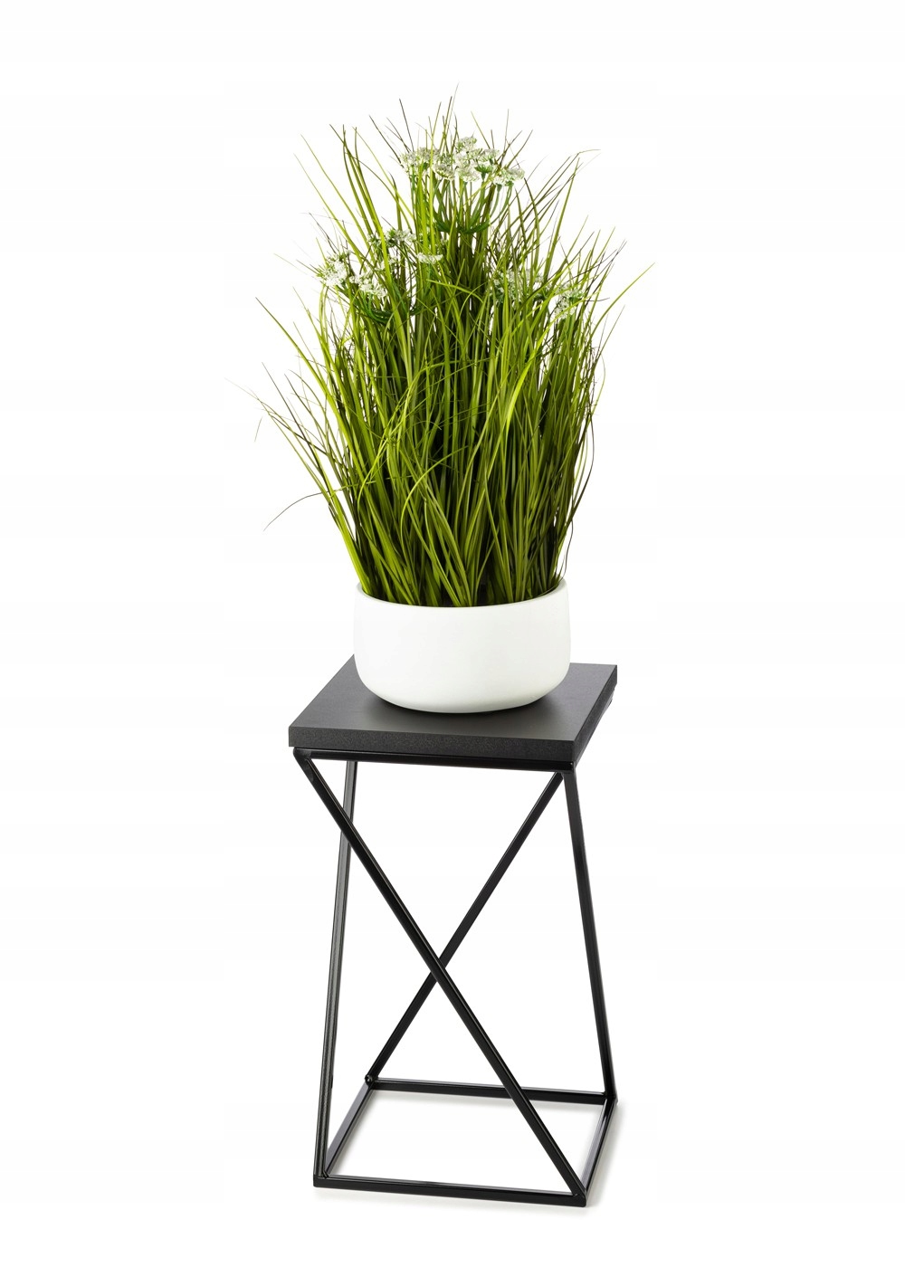 

Kwietnik Stojak Na Rośliny 40 CM Czarny Loft Metal