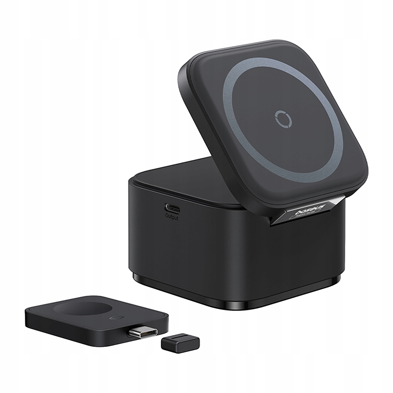 Nabíjačka 3V1 Pre Telefón Smartwatcha Magsafe 25W Čierna