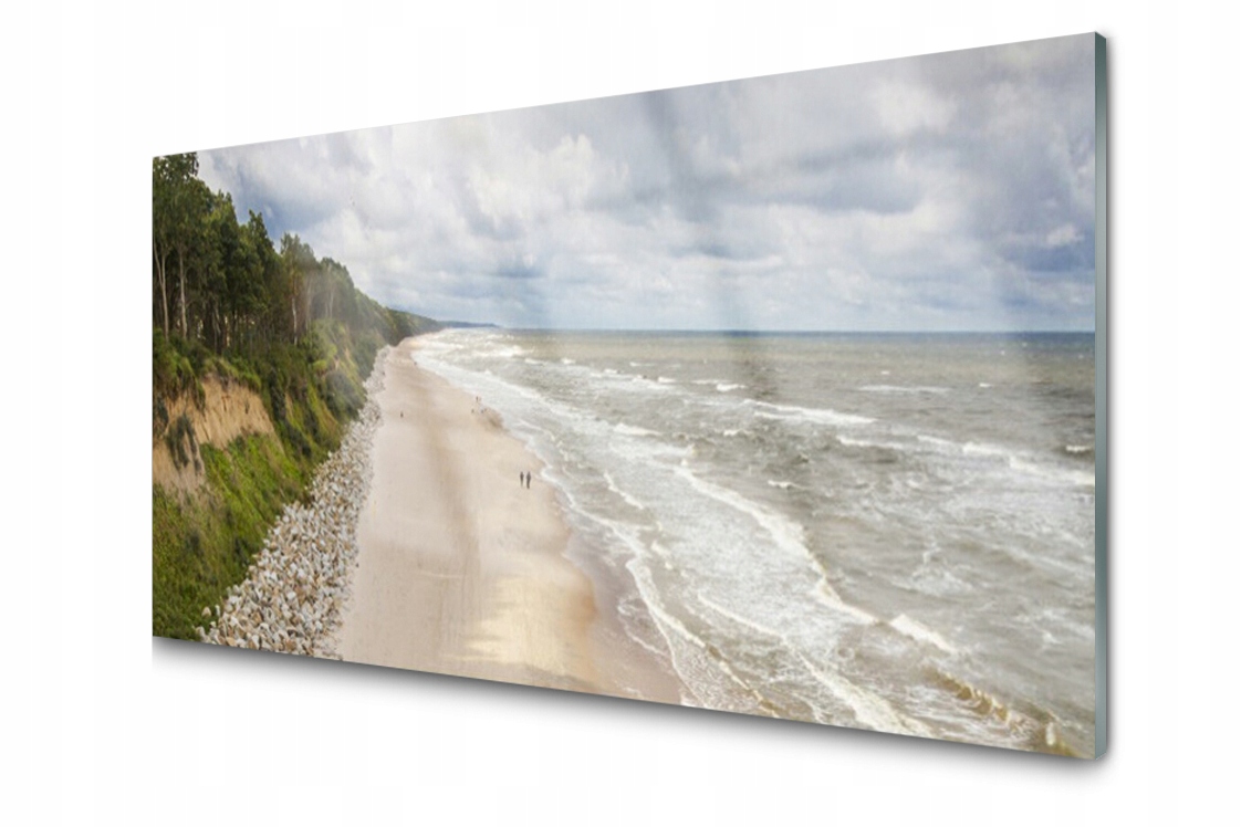 

Panel szklany dekor Plaża Morze Drzewo 140x70