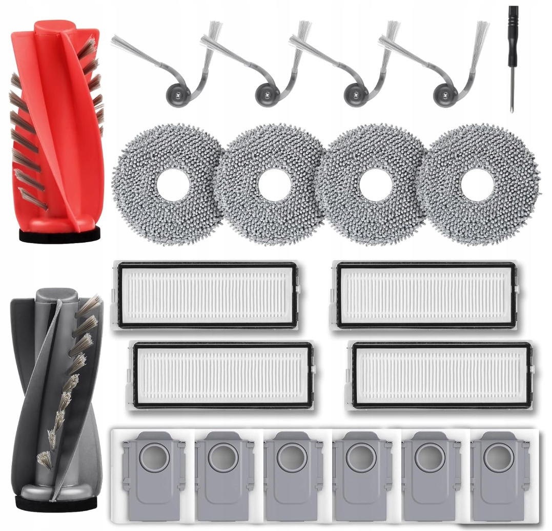 Duży zestaw akcesoriów do Roborock Qrevo Curv Edge 5AE 5V1 S5V /5A1