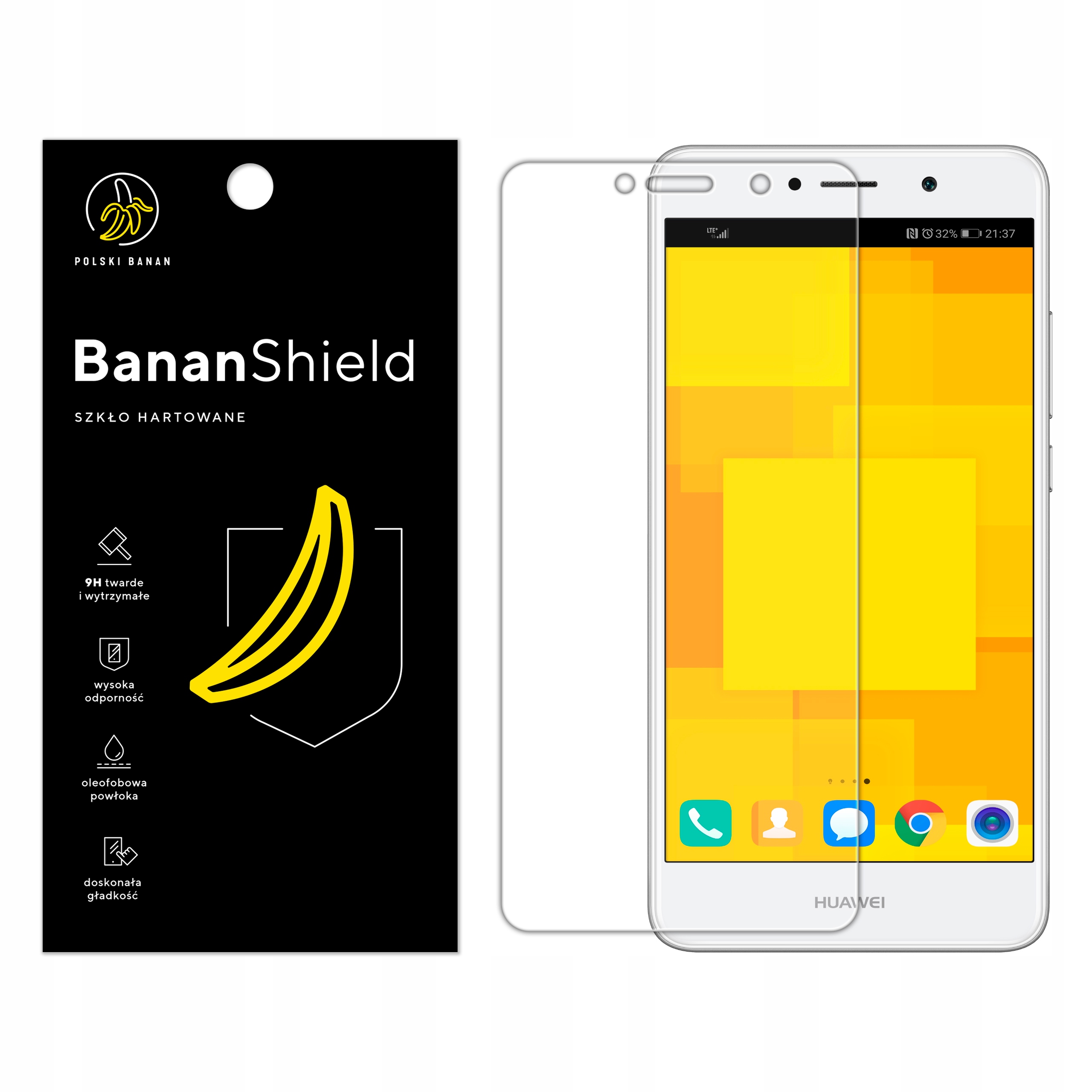 

Szkło Hartowane Polski Banan 9H do Huawei Y7