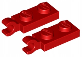 

Lego Płytka Zaczep 1x2 Czerwona (63868/6346804) x2