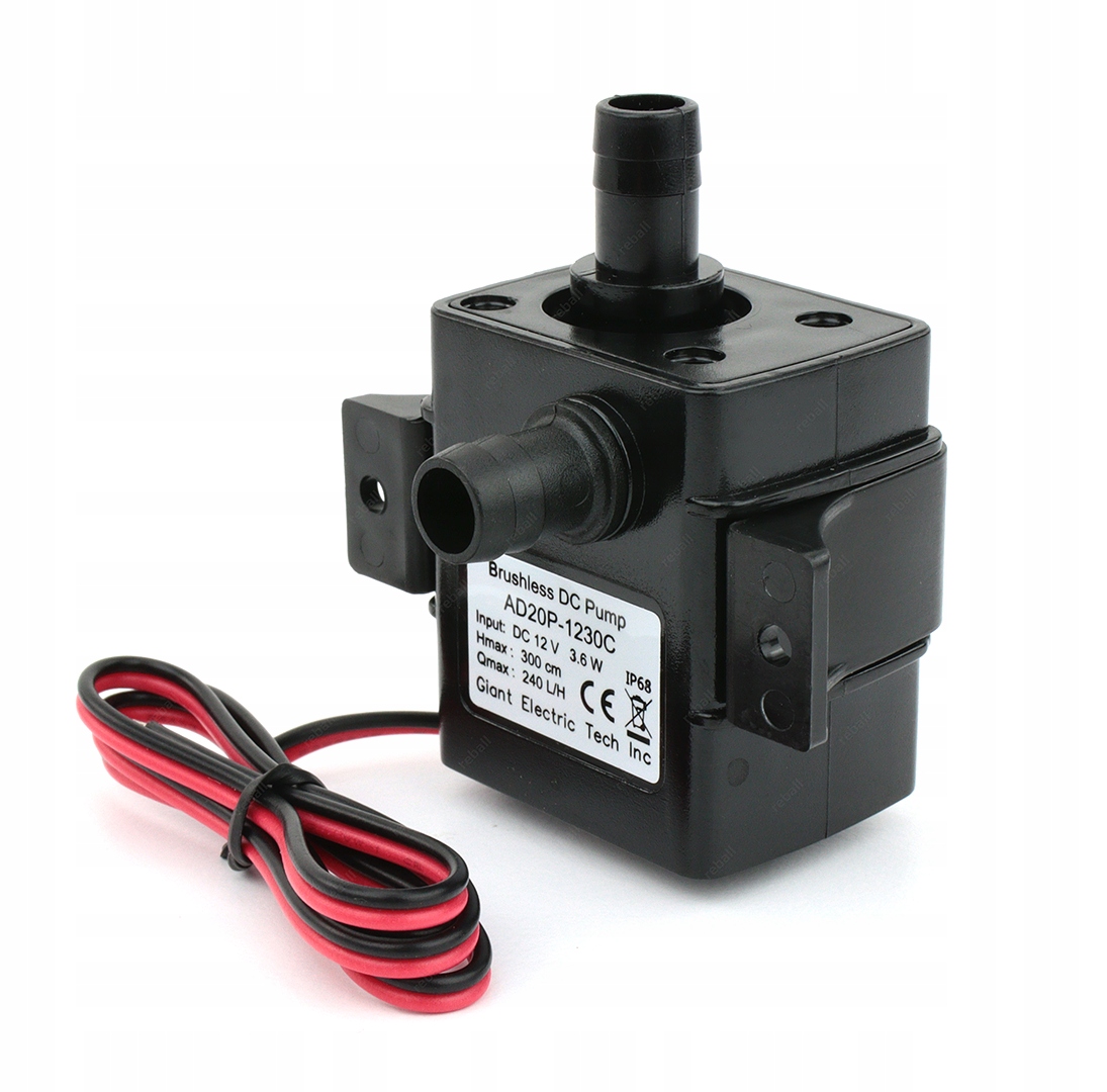 

Pompka Do Wody Pompa Obiegowa Oczko Wodne 12V 3,6W