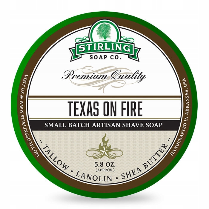 Stirling Texas on Fire Mydło do Golenia 164g