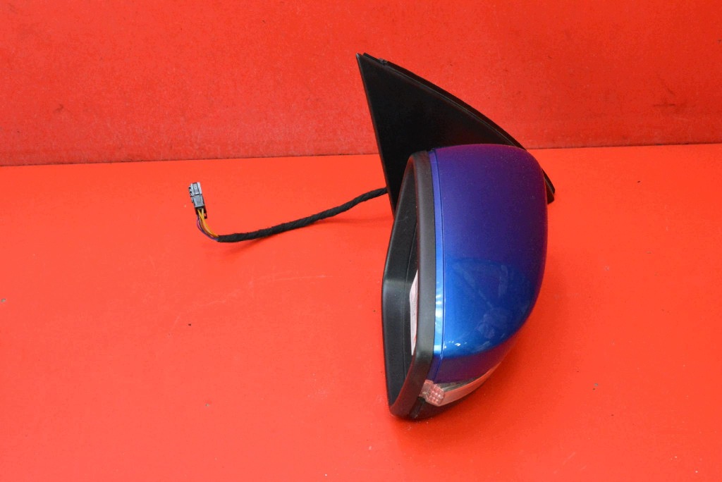 mirror right blue EU 5JB857408K SKODA RAPID 12-17 6 PIN