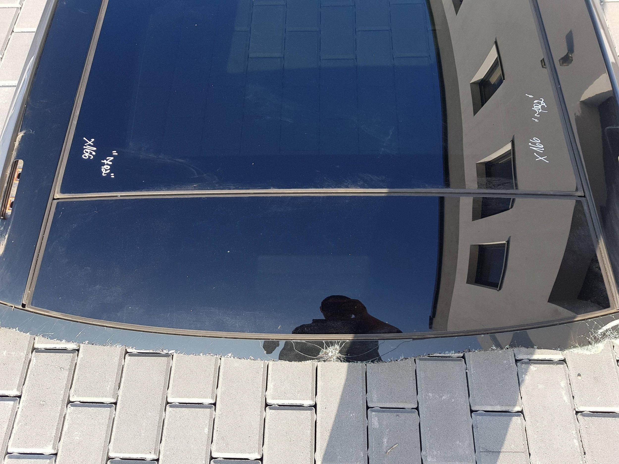 schiebedach komplet panorama dach Mercedes GL X166