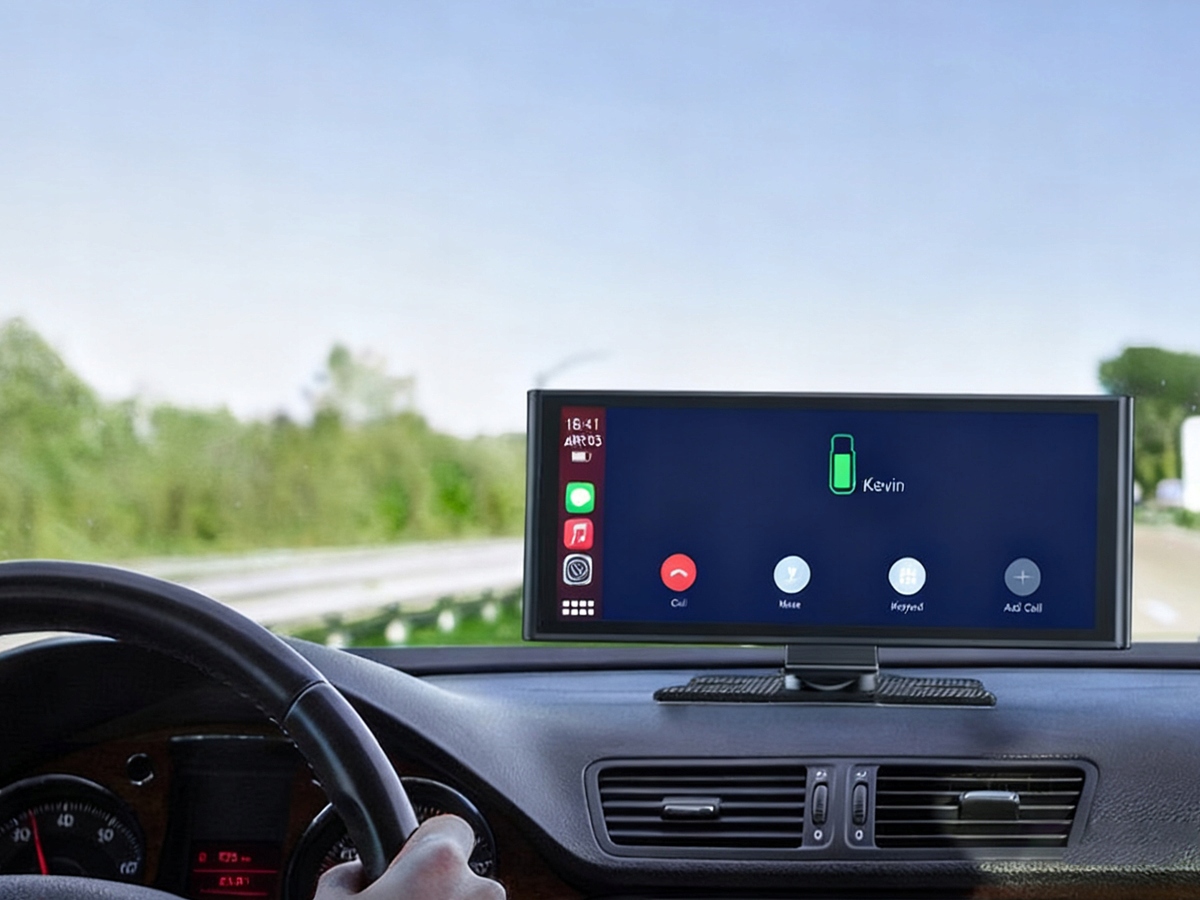 Obrazovka 10,26" monitor do auta Android Auto Carplay pro kameru do auta