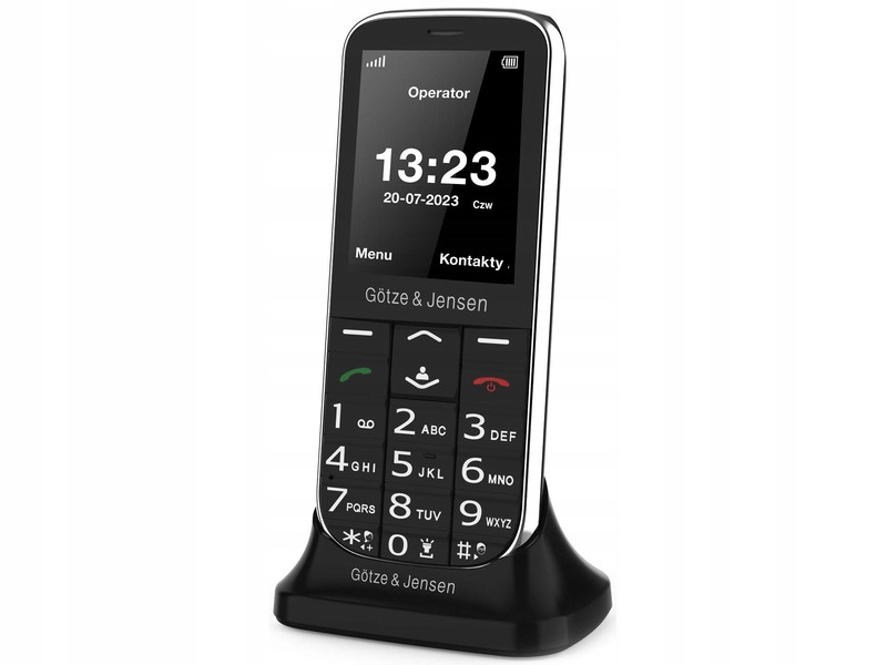Телефон GÖTZE & JENSEN GFE38 Чорний