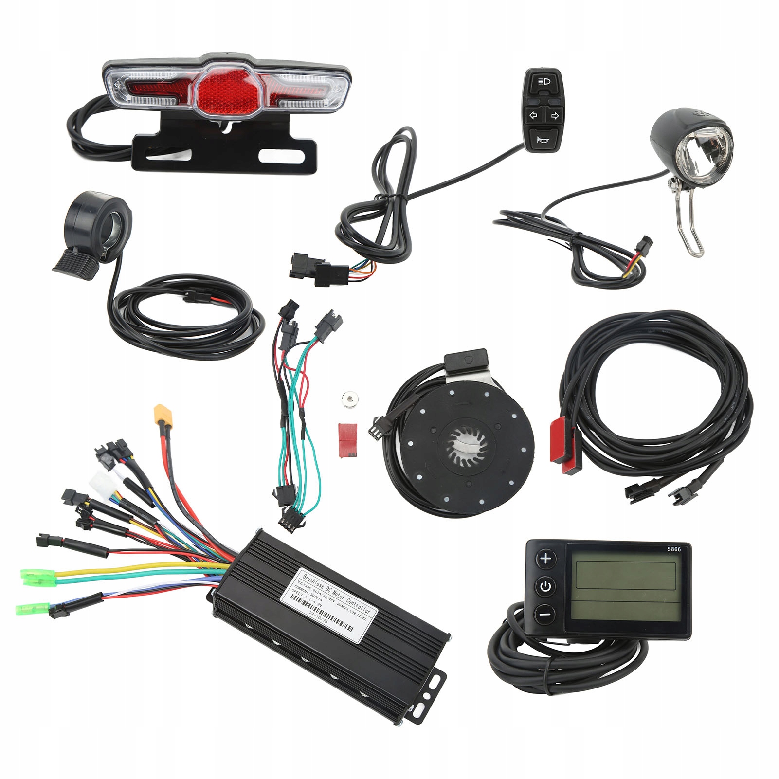 Sada Pro Konverzi Motoru Elektrického Kola S Displejem