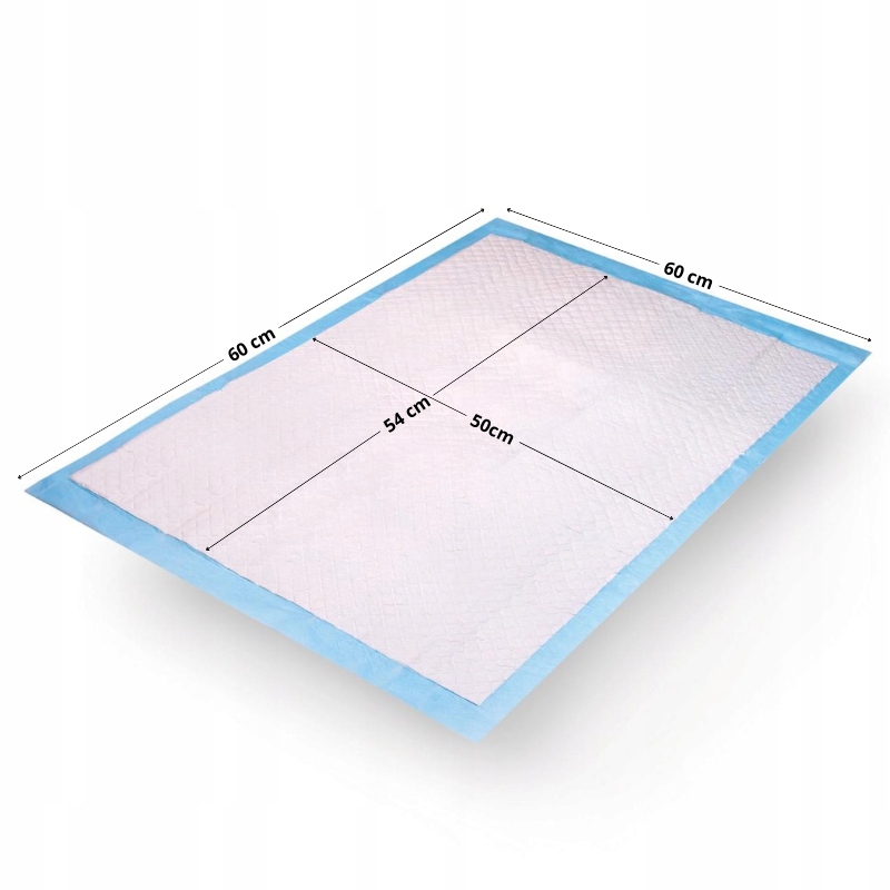 Podkłady DO PRZEWIJANIA chłonne 60x60 cm higieniczne MOCNE ZARYS 50 szt. Wyrób medyczny tak