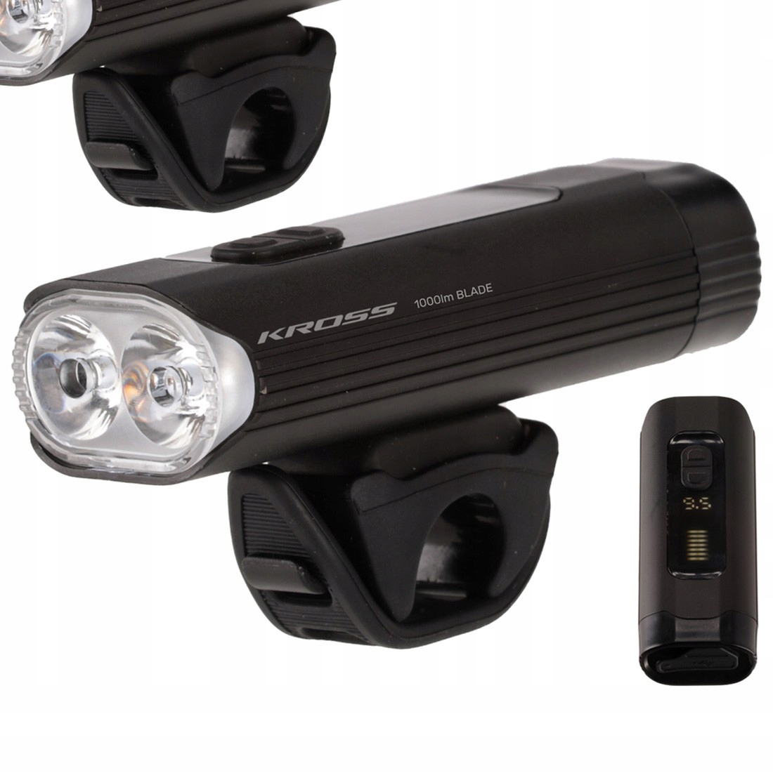 Lampka Rowerowa Przednia Kross Blade 1000 Akumulator Na Usb