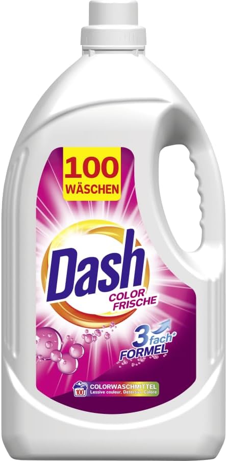 Levně Dash Color Frische Trojitá Formula Gel na praní tkanin 100 p 5 l Německo