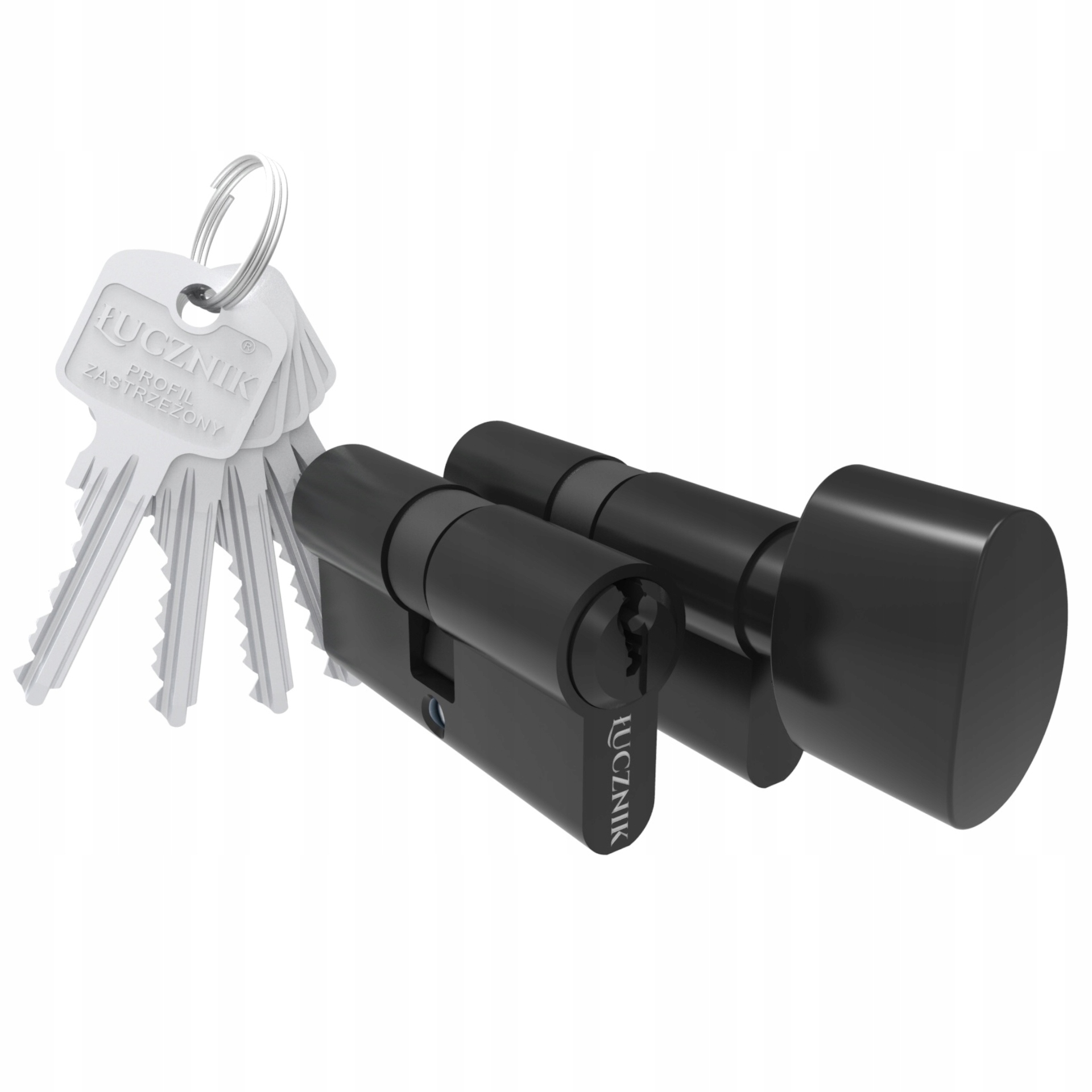 Černé Vložky Do Zámku Dveří Bubnové 35/40 Na Jeden Klíč 35x40