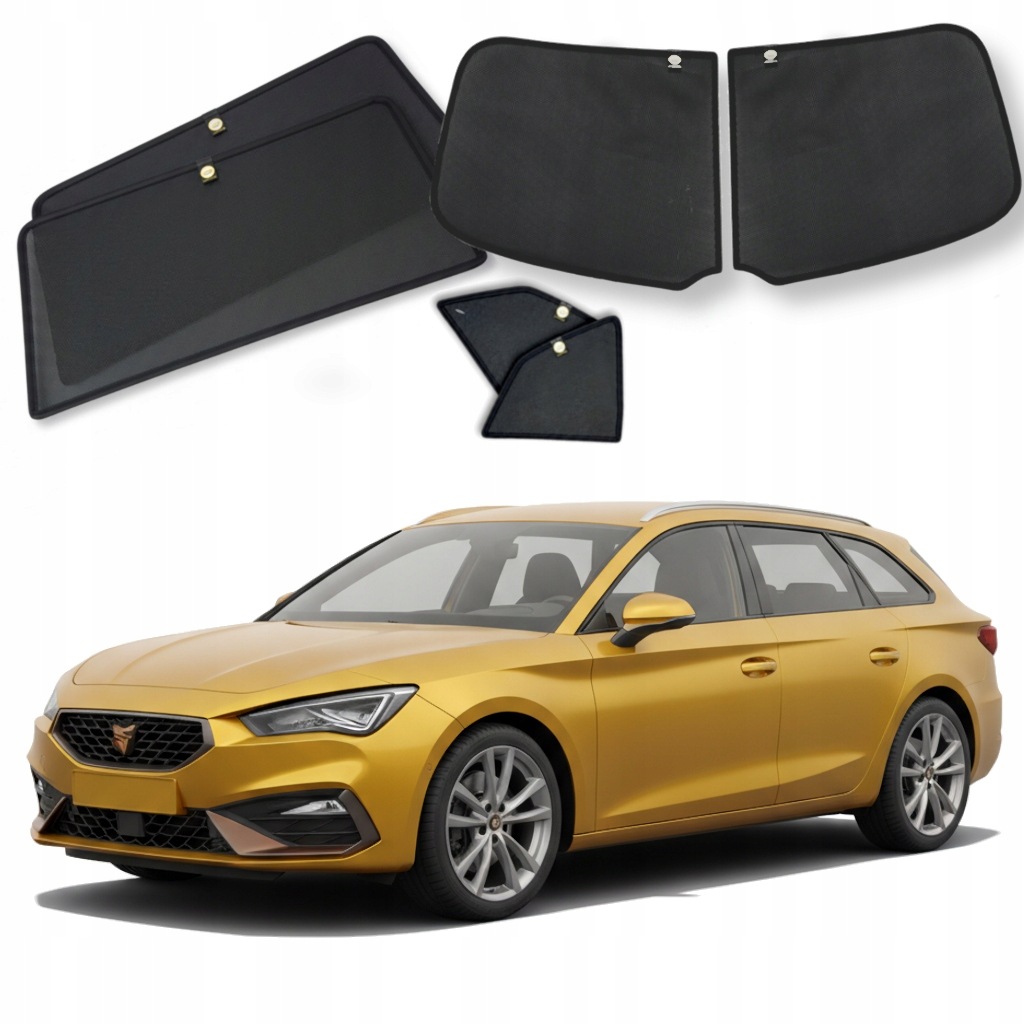 Krytky slunečních rolet určené pro Cupra Leon kombi