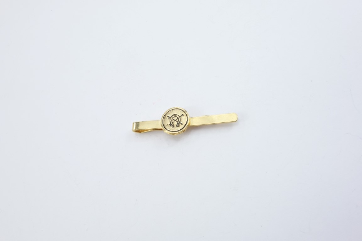 S8 Elegancka męska spinka do krawata podkowa