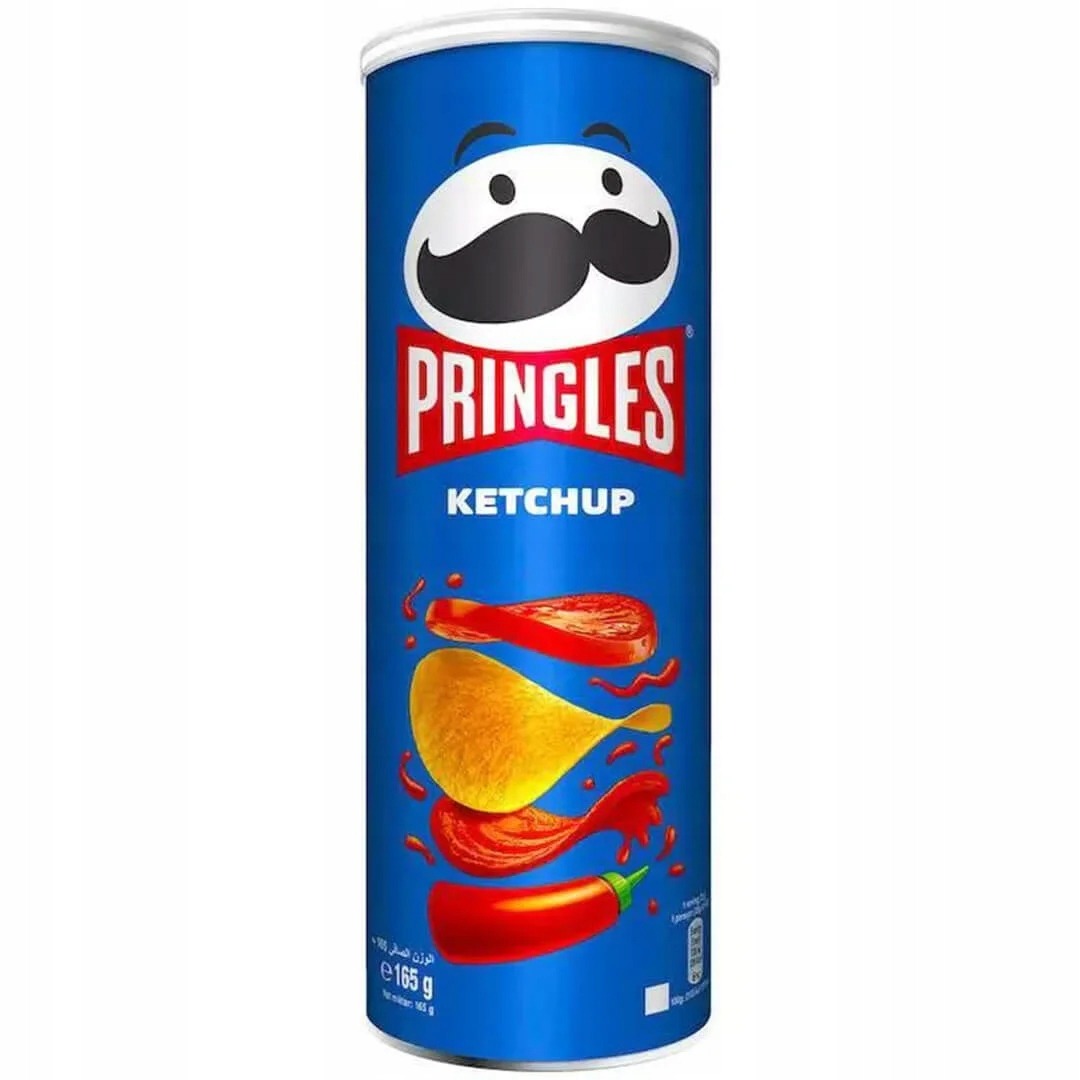 Pringles KETCHUP chipsy165g
