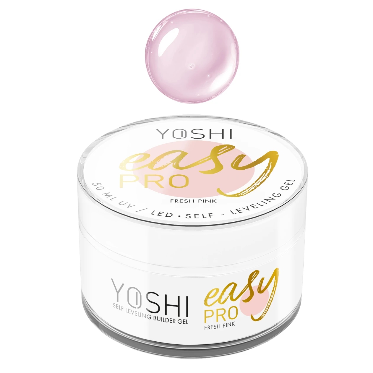 Yoshi Gel Easy Pro Gel Uv Led Fresh Pink 50 ml EP002 růžový
