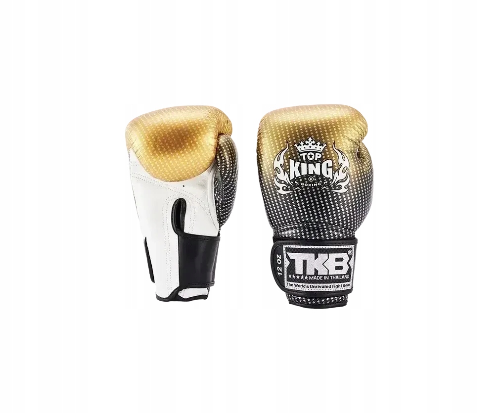 Rękawice Bokserskie Muay Thai Top King Star 10OZ Złoty