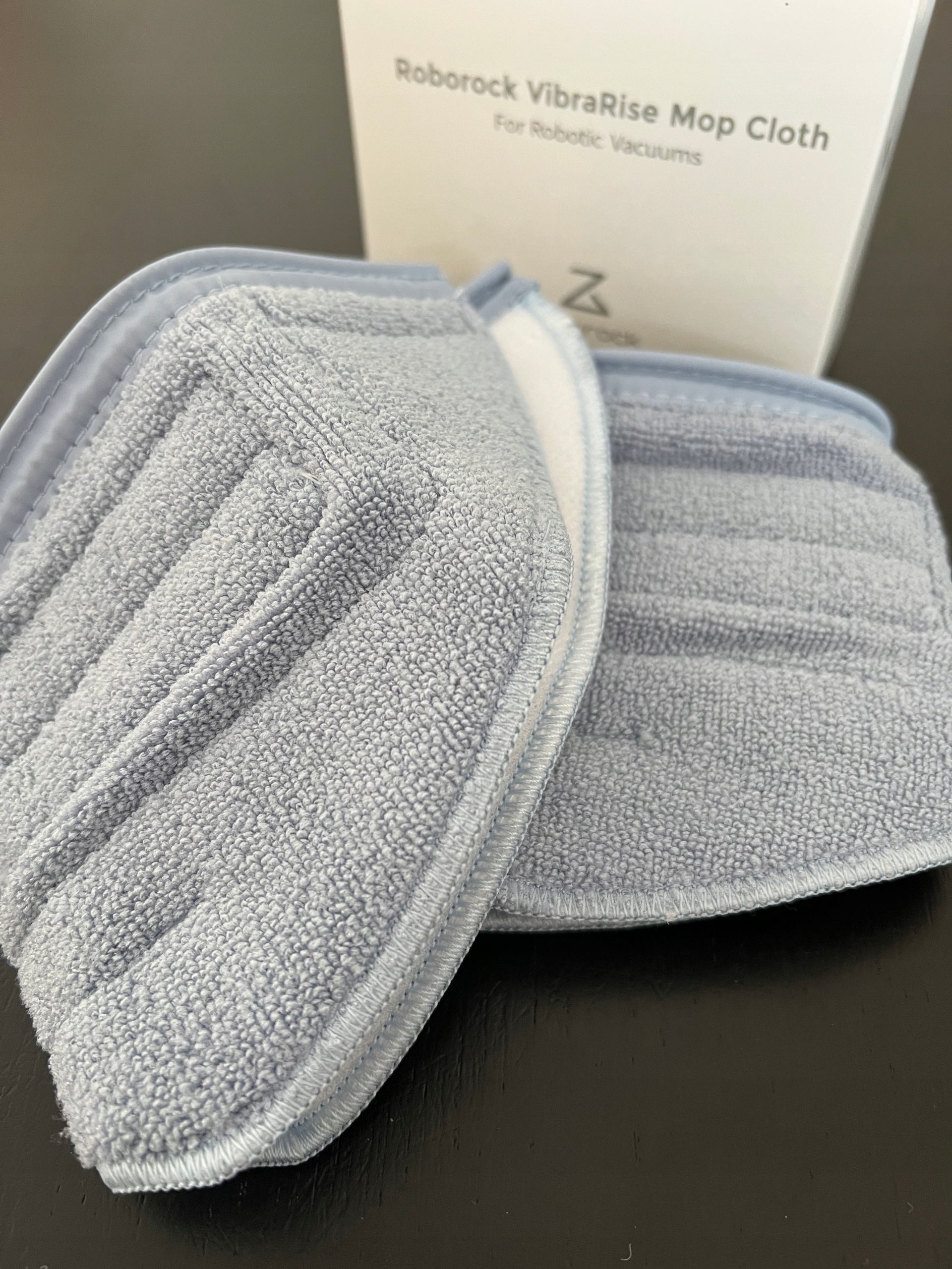 4x Antibacter Mop ścierka mikrofibra Roborock S7 MaxV ultra S7 Pro ultra S8 Kolor dominujący srebrny/szary