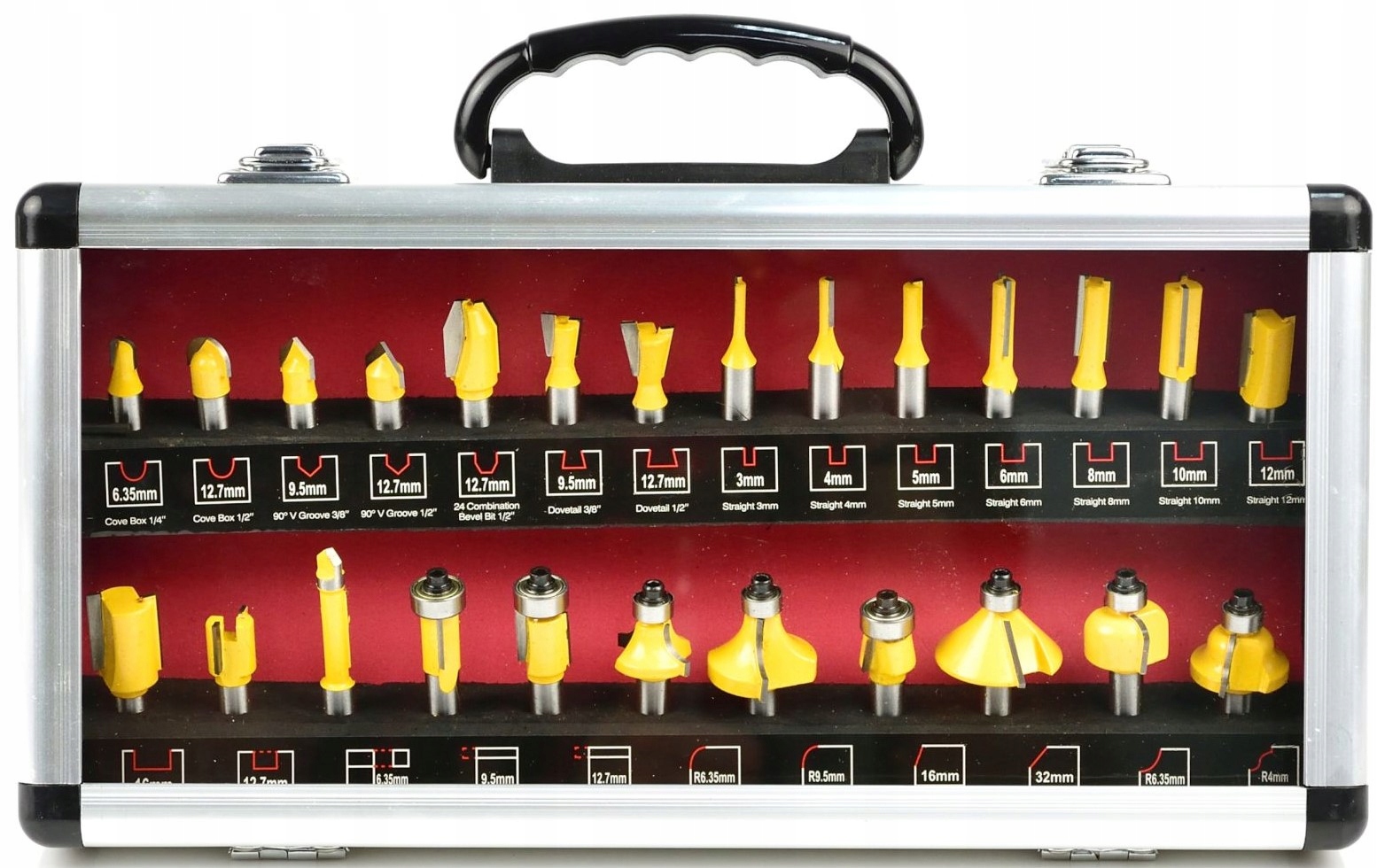 Набор резцов по дереву 25el.