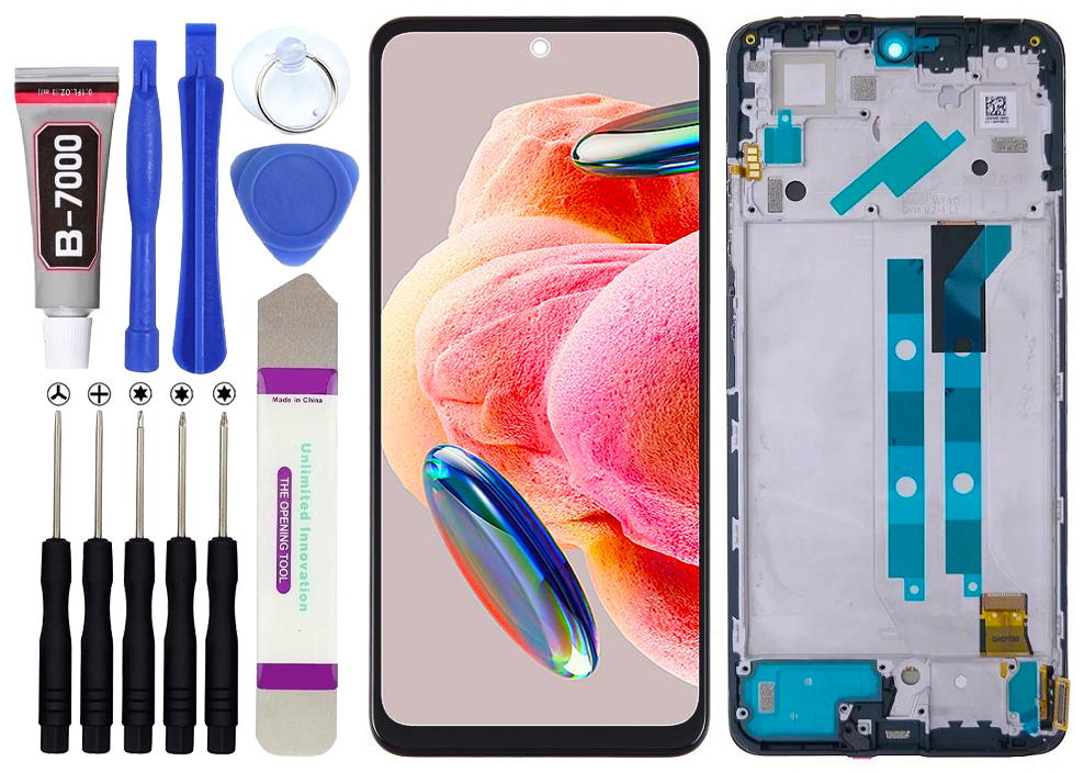 Displej pro Xiaomi Redmi Note 12 Pro 4G Oled LCD displej Rámeček