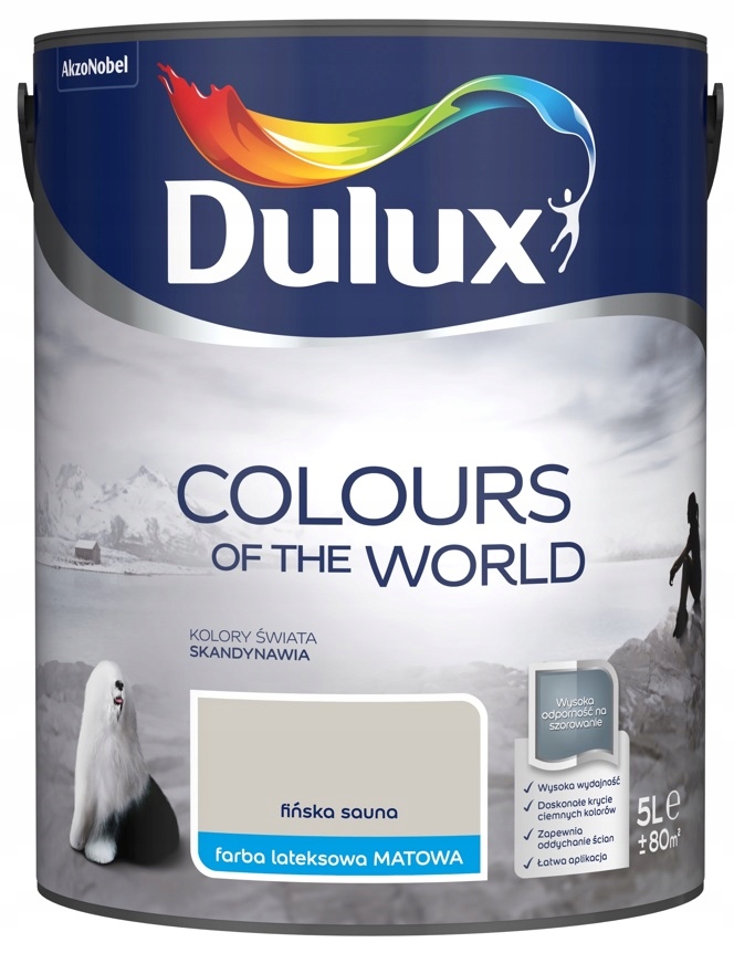 

Farba Dulux Świata- fińska sauna, 5l