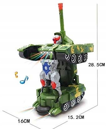 CZOŁG ROBOT 2w1 MILITARNY TRANSFORMACJA LED DŹWIĘK Rodzaj pojazdu wojskowy