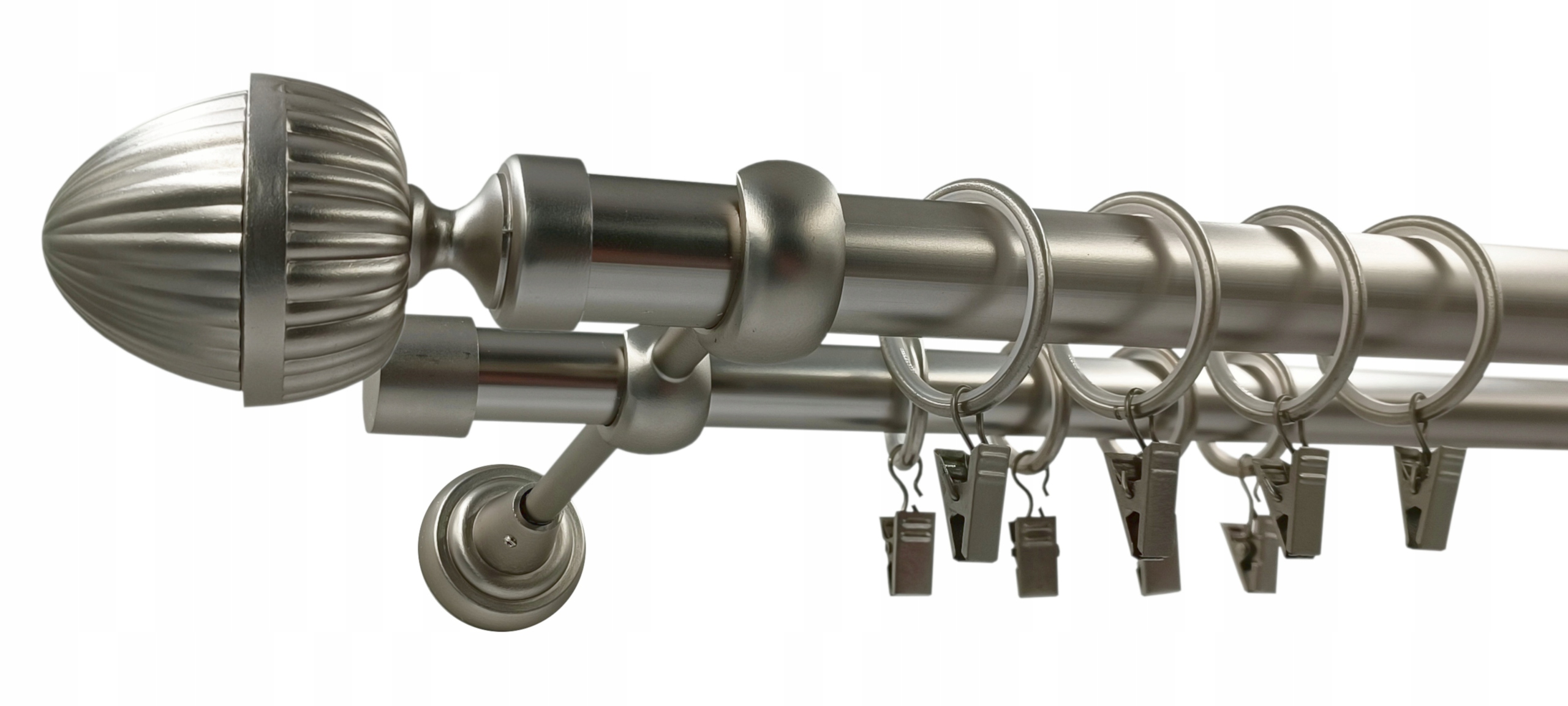 garnýž dvojitá 25+19 mm Satén 160 Milano