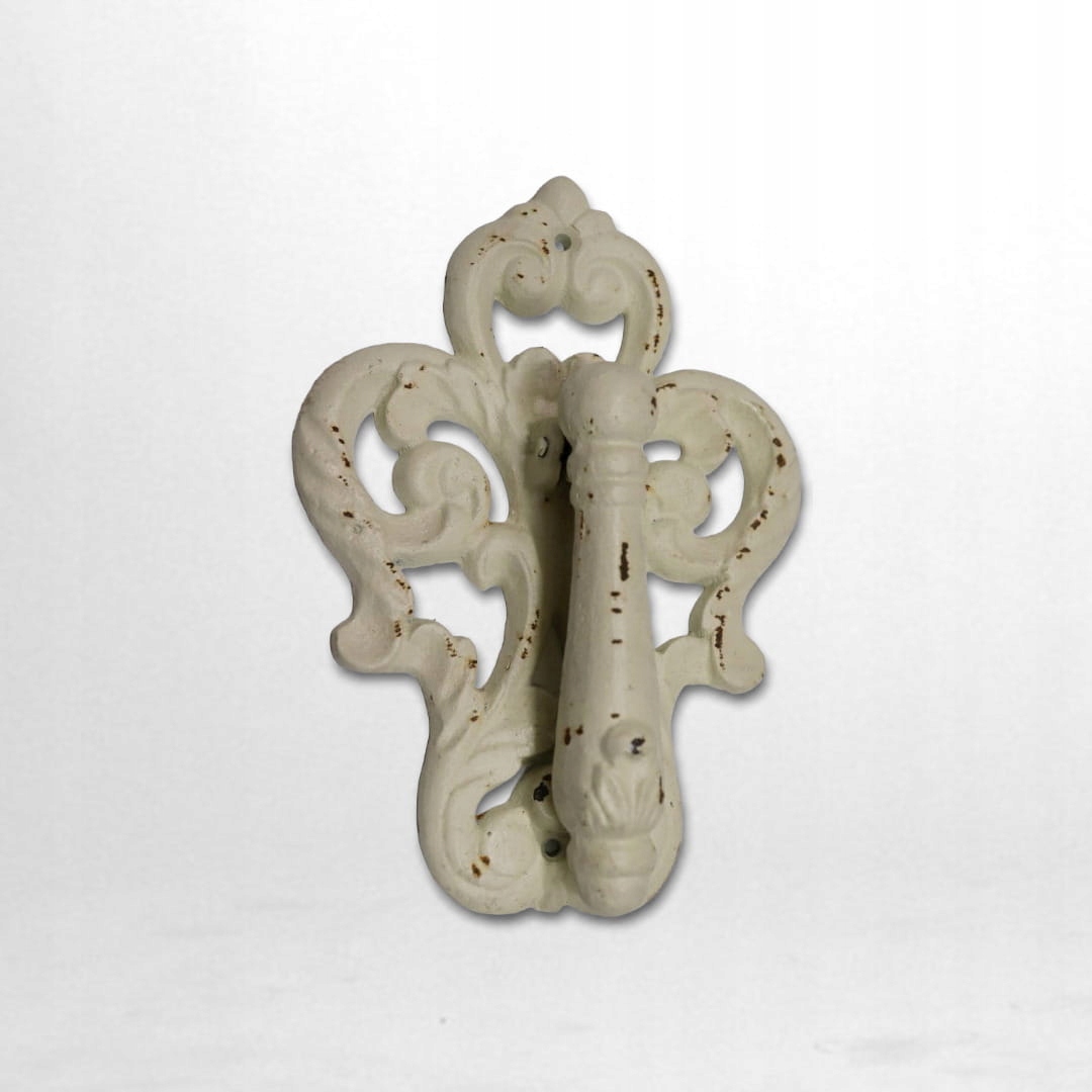 Heur 23AW solidna ŻELIWNA kołatka, uchwyt, 18 cm