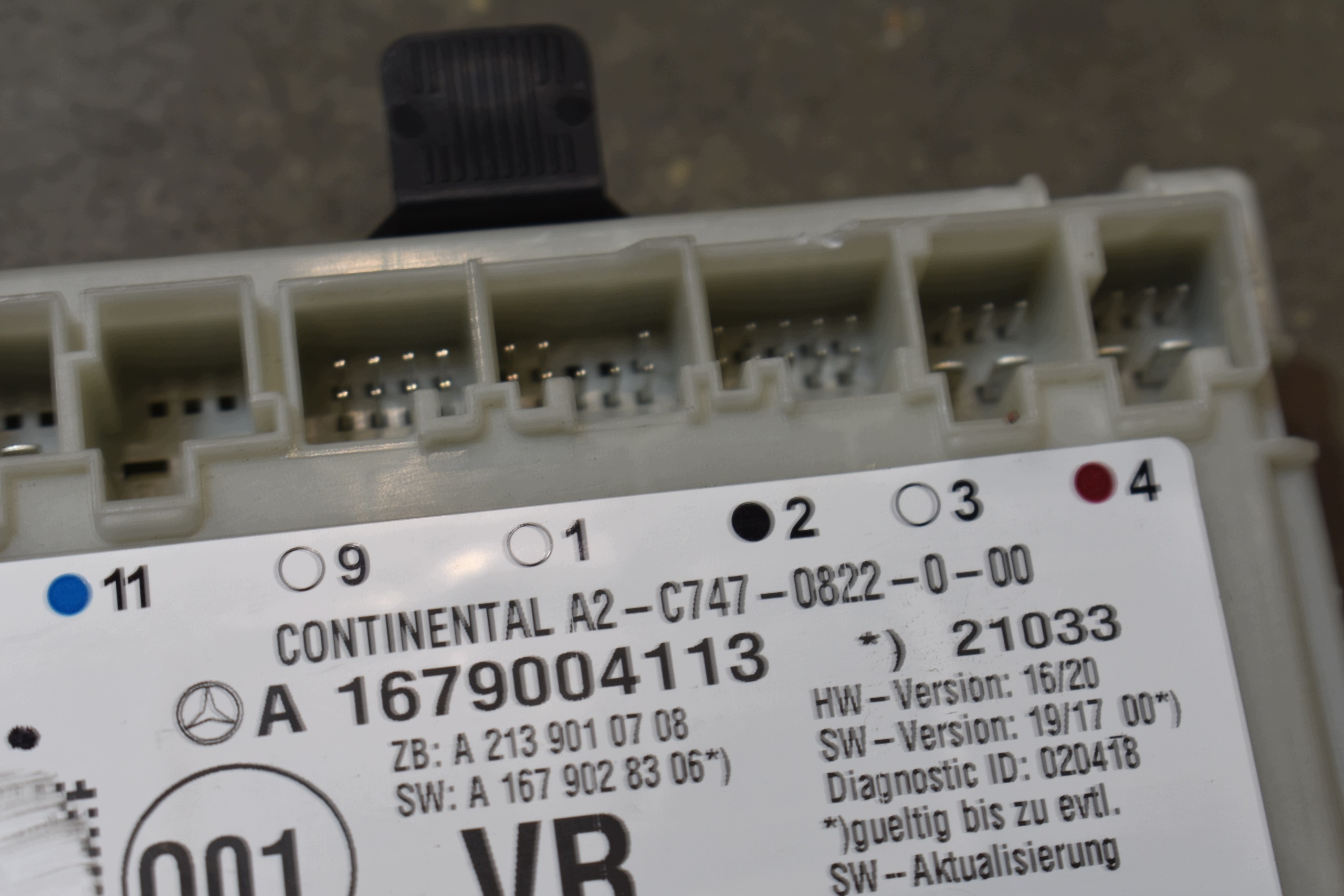 perfect condition module control unit door front front right MERCEDES GLS X167 1
