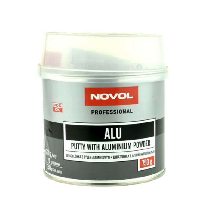 Alu-szpachlówka Z Pyłem Aluminiowym Novol 750g