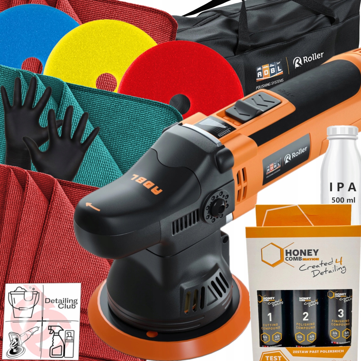 ADBL Roller D09125-02 Zestaw Do Polerowania Pasty